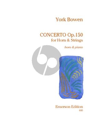 Bowen Concerto Op.150 (Horn[F]-Strings) (piano red.)