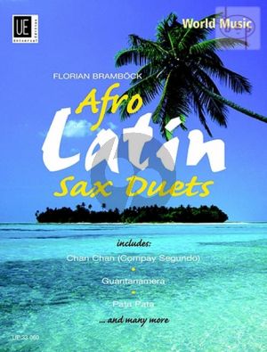 Brambock Afro Latin Sax Duets (2 Alto or Alto and Tenor Saxophones - Playing Score) (Grade 3 - 4)