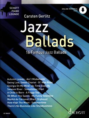 Jazz Ballads Book-Audio Online (16 Famous Jazz Ballads) (Gerlitz) (Grade 3)