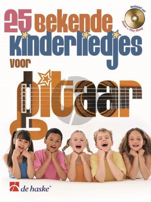 Album 25 Bekende Kinderliedjes Gitaar Boek met Cd (arr. G v.d. Voort)