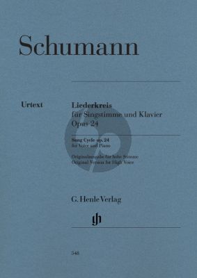 Schumann Liederkreis Op.24 High (Orig.) (Kazuko Ozawa) (Henle-Urtext)