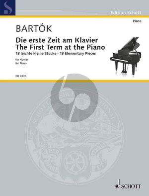 Bartok Die erste Zeit am Klavier (The First term at the Piano)