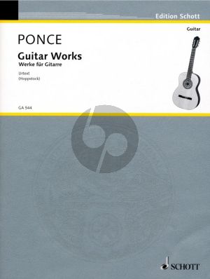 Ponce Guitar Works (Urtext) (Tilman Hoppstock) (Grades 3 - 4)