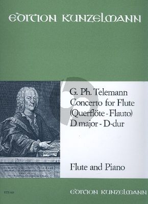 Telemann Konzert D-dur TWV 51:D2 Flöte-Streicher-Bc (KA)