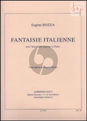 Bozza Fantaisie Italienne (orig. Alto Sax.) (arr. G.Nicole)