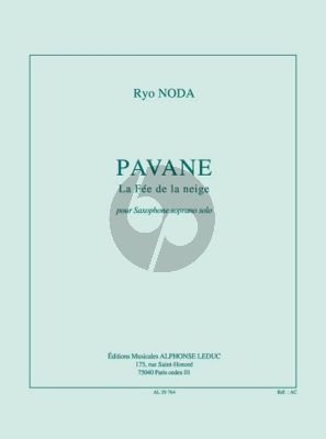 Noda Pavane La Fee de la Neige Saxophone soprano