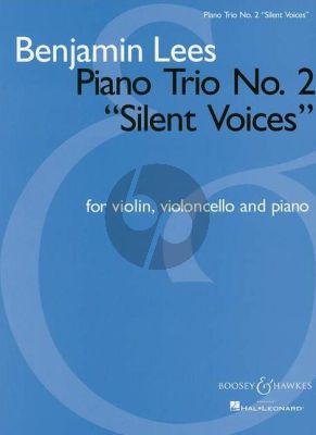 Benjamin Piano Trio No.2 "Silent Voices" (Score/Parts) (1998)