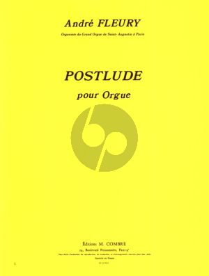 Fleury Postlude pour Orgue