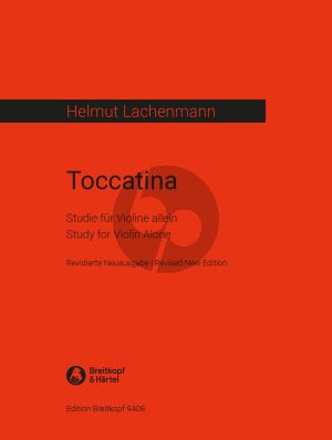 Lachenmann Toccatina Violin solo (1986) (Study)