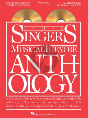 Singers Musical Theatre Anthology Vol.4 Baritone/Bass (Set of Accompaniment CD's only) (edited by Richard Walters)