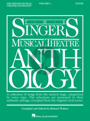 Singers Musical Theatre Anthology Vol. 4 (enor (Book only) (edited by Richard Walters)