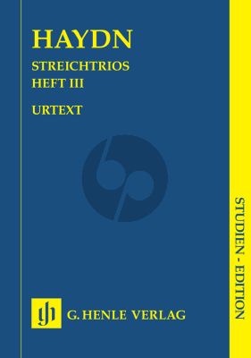 Streichtrios Vol.3 (Hob.V:D1 /V:F1 /V:B1 /V:A2 / V:C4 /V:D3 /V:G1 /V:C1)