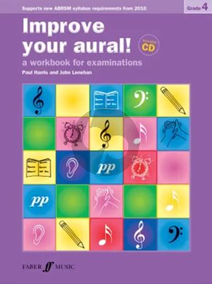 Harris Lenehan Improve your Aural! Grade 4 - A Workbook for Examinations Book with Cd