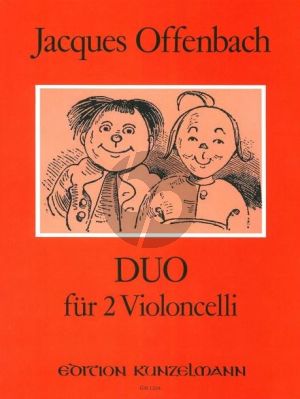 Offenbach Duo E-dur Op. 54 No. 2 2 Violoncellos (Stimmen) (arr. Werner Thomas-Mifune)