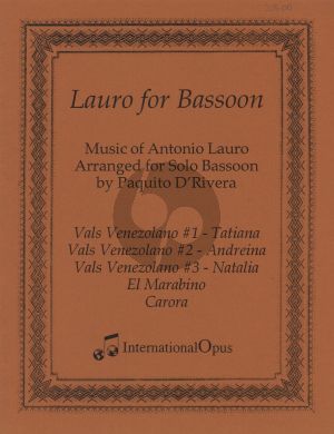 Lauro Music for Bassoon Solo (arr. P.D'Rivera)