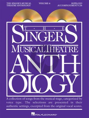 Singers Musical Theatre Anthology Vol. 4 Soprano (Set of Accompaniment CD's only) (edited by Richard Walters)