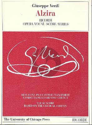 Alzira Vocal Score (it./engl.)