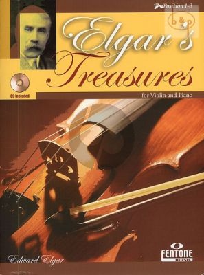 Elgar's Treasures  Violin and Piano Book with Cd