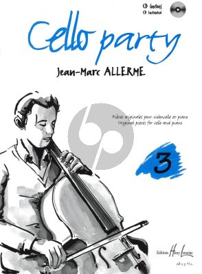 Allerme Cello Party Vol. 3 Violoncelle et Piano (Pieces Originales) (Bk-Cd)