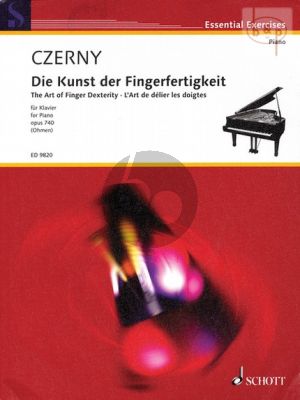 Die Kunst der Fingerfertigkeit Op. 740 Klavier