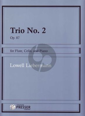 Liebermann Trio No.2 Op.87 Flute-Cello and Piano (Score/Parts) (grade 9)