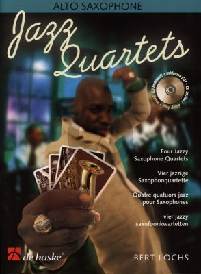 Lochs Jazz Quartets 4 Alto Saxophones (Score/Parts) (Bk-Cd) (easy to interm.level)