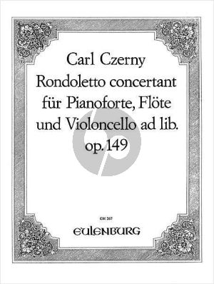 Czerny Rondoletto Concertant F-dur Op.149 Flöte-Violoncello-Klavier (Dieter H. Förster)