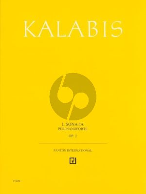 Kalabis Sonata No.1 Op.2 Piano solo