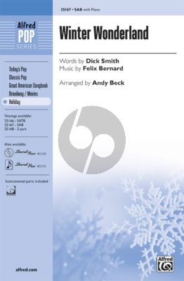 Winter Wonderland SAB - Piano (arr. Andy Beck) (minimum quantity 5 copies)