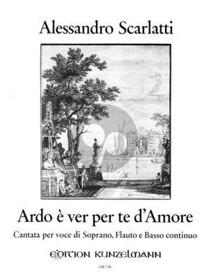 Ardo e ver per d'amore Sopran-Flöte-Bc