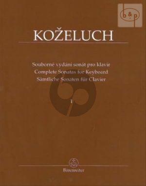 Samtliche Sonaten fur Clavier Vol.1 (No.1 - 12) (1780 - 1784)