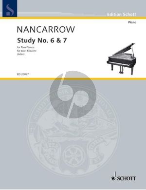 Nancarrow Study No.6 & 7 2 Piano's (transcr. Thomas Ades) (2 Copies)