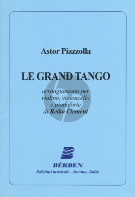 Piazzolla - Le Grand Tango (Score/Parts) (arr. Reiko Clement)