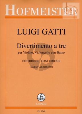 Divertimento a tre (Violine-Violonc.-Basso)