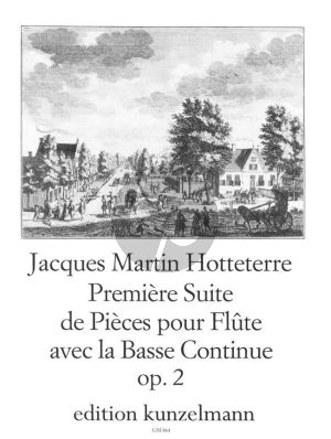 Hotteterre Premier Suite de Pieces Op. 2 Flöte und Bc (Paul M. Douglas)