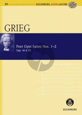 Grieg Peer Gynt Suites No.1-2 Op.46 & 55 Study Score with Audio CD (Richard Clarke)