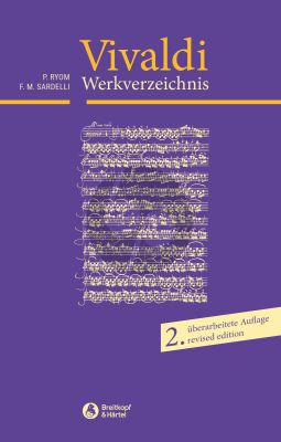 Ryom Antonio Vivaldi Thematic Systematic Catalogue of His Works (Bound) (680 pag.)