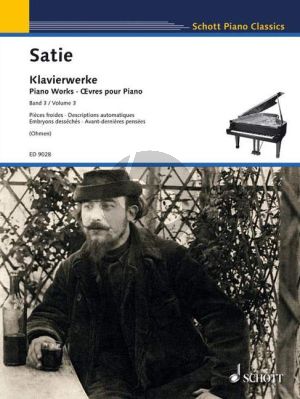 Satie Klavierwerke Vol.3 (Herausgegeben von Wilhelm Ohmen)