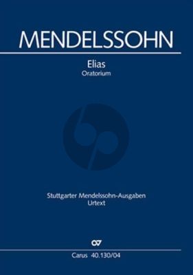 Mendelssohn Elias Opus 70 MWV A 25 Soli-Chor-Orchester Klavierauszug (German Text Only) (R. Larry Todd)