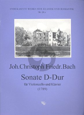 Bach Sonate D-Dur (1789) Violoncello-Klavier