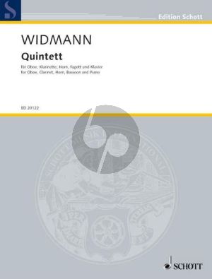 Widmann Quintet Oboe-Clar. [A]-Horn [F]-Bassoon and Piano (Score/Parts) (2006)