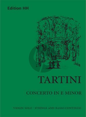Tartini Concerto e-minor D.55 Violin and Orchestra (piano reduction) (edited by Per Hartmann)