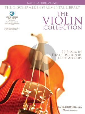 Album The Violin Collection for Violin (1st Position) and Piano - Book with AUdio Online (easy to interm.level) (Easy to Intermediate)