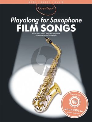 Guest Spot Film Songs Play-Along for Alto Saxophone (Book with Audio online)