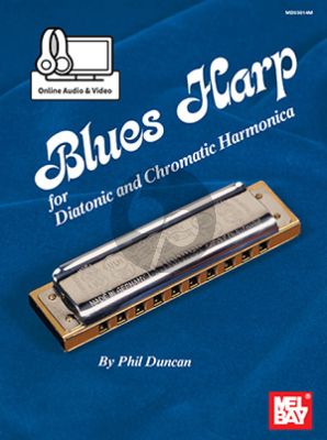 Blues Harp for Diatonic and Chromatic Harmonica (Bk-Audio)