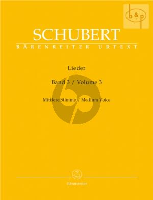 Lieder Vol. 3 Mittel / Medium