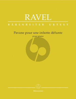 Ravel Pavane pour une infante defunte Piano solo