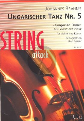 Brahms Hungarian Dance No. 5 Violine und Klavier (arr. Uwe Rossler)