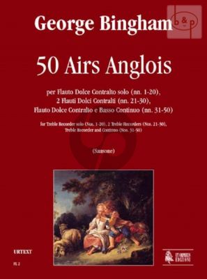 50 Airs Anglois (Treble Rec.Solo (No's 1 - 20)