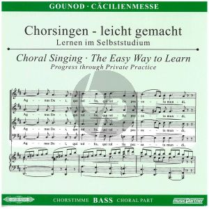 Gounod Messe Solennelle G-dur Bass Chorstimme CD (Chorsingen leicht gemacht)